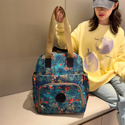 高级感新款通勤双肩包折叠