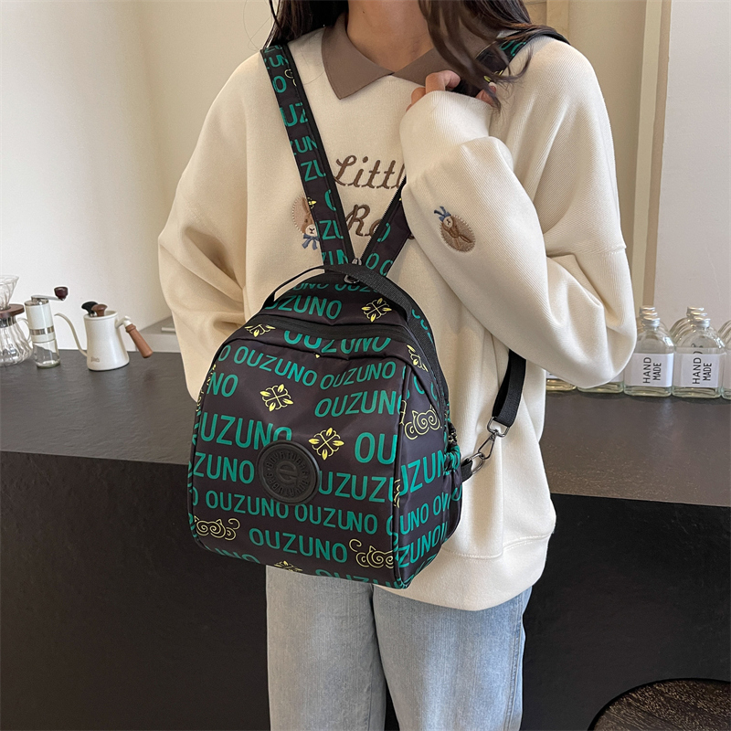 时尚国风多功能双肩背包一包三用