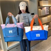 折叠旅行包女大容量手提时尚 短途旅游出差轻便携行李袋待产收纳包
