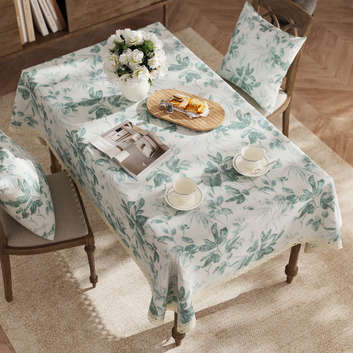 宿柔桌布轻奢高级感北欧棉麻台布