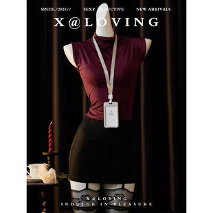 职业装 修身 情调诱惑qqny 女冬季 性感睡衣御姐风秘书OL制服约会套装