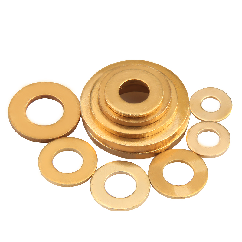 铜垫片铜垫圈GB97平垫垫片圈螺丝介子加厚超大M2M3M4M5M6M8M10M24
