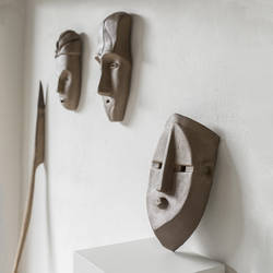 Jellypaint原创《非洲面具》| 侘寂客厅墙面装饰艺术挂件民宿壁饰