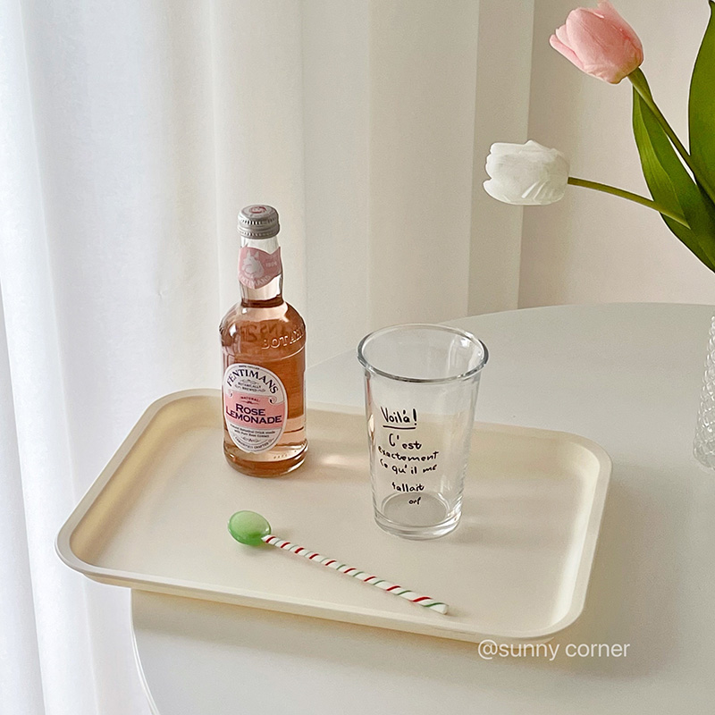 韩式ins风简约奶白色甜品餐盘