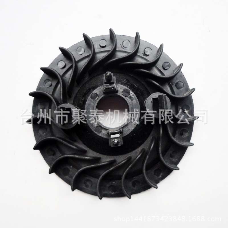 汽油发电机配件168F机组 2KW电机转子风叶 EC2500转子风扇 3kw通