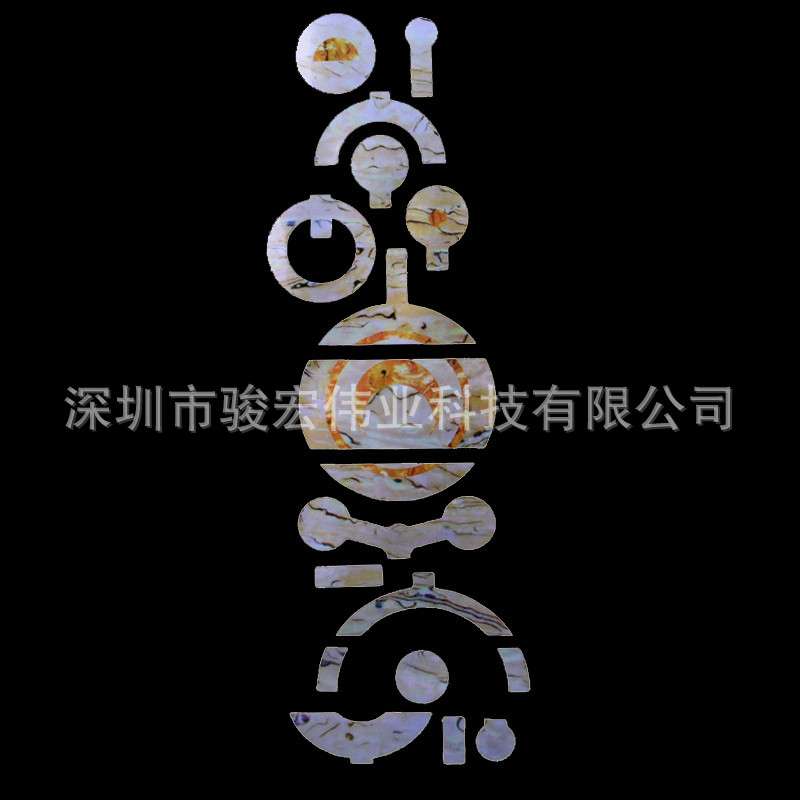 电木吉他琴柄指板贴花贴纸 贝壳镶嵌指板贴纸贴花 DIY3