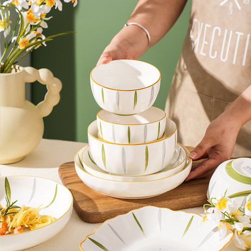 釉下彩陶瓷米饭碗2025新款