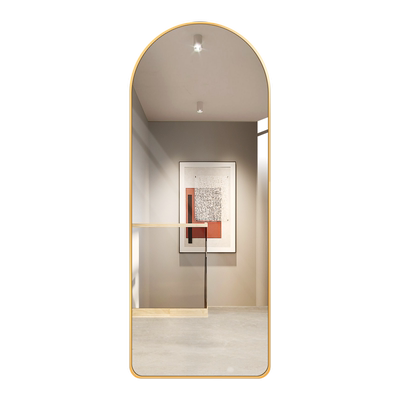 轻奢贴墙拱门形全身镜