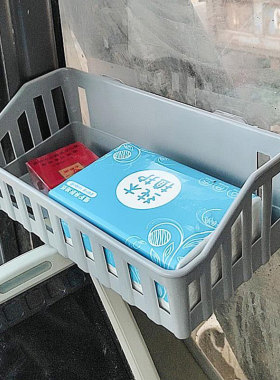 挖机驾驶室用品挖掘机收纳盒吸盘小篮子实用粘玻璃置物架鞋盒车用
