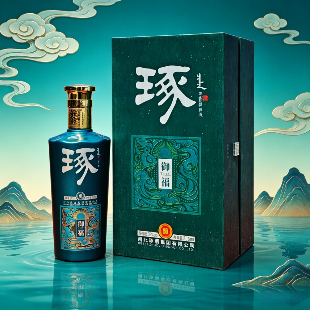 承德特产宽城琢酒御福38度500ml浓香型纯粮白酒粮食酿造口粮白酒