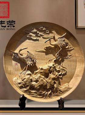 中式美瑞鹤呈祥别墅高档礼品送礼