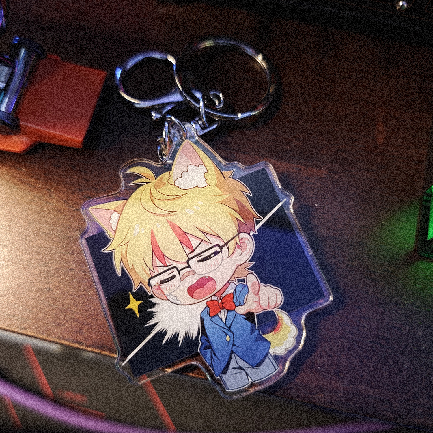 虚拟正太主播控钥匙扣挂件