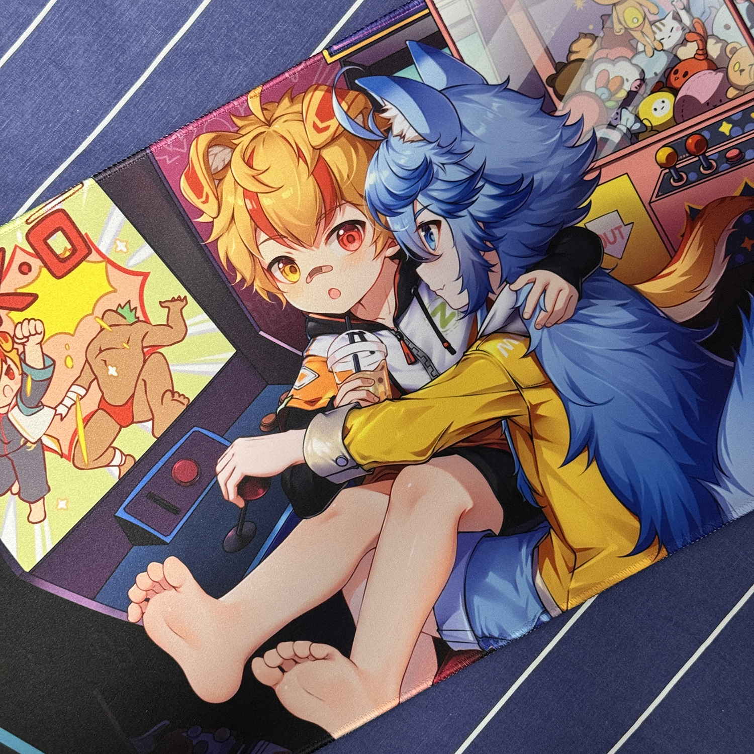 原创内容联动鼠标键盘桌垫