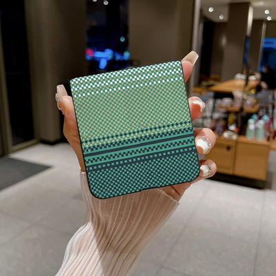 九科星适用三星flip7手机壳Z Flip6凯夫拉纹纤维商务w25Flip保护套全包折叠屏幕flip4防摔外壳Galaxy肤感时尚