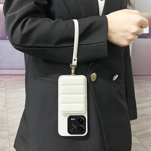 九科星适用于小米civi5手机壳civi4pro手绳15 lite 12SE插卡套11Ultra挂绳14T卡夹civi1s商务3s小众CC9时尚