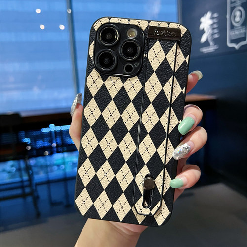 【3000个型号】九科星适用于苹果16E手机壳14plus奢华15promax手腕带iphone12菱格11pro支架xsxmax全包xr防摔