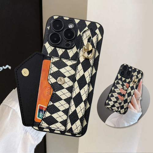 九科星适用于荣耀X60pro手机壳畅玩60plus插卡套x60i腕带支架30s装卡V40公交卡X7A菱格8a零钱包20lite畅享30