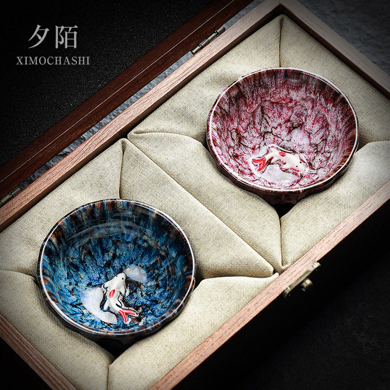 功夫茶杯个人专用建盏主人杯单杯大号陶瓷茶碗男女士情侣对杯茶盏,餐饮具,茶杯,淘宝优惠券,粉丝福利购,淘宝优惠卷