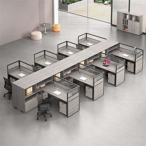 时仁(s务ir桌n)办公e椅组合办公家具财h办公桌公司屏风职员工位四