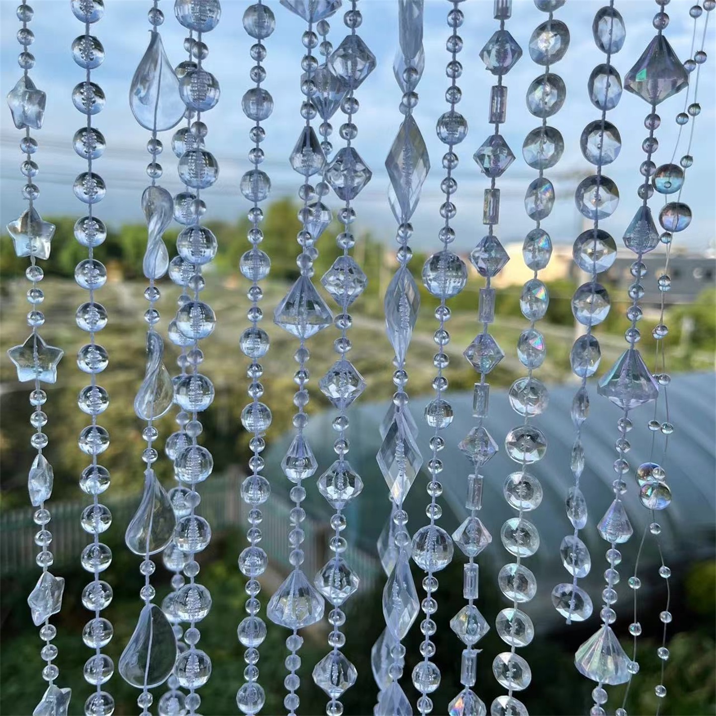 新款婚庆珍珠串仿珍珠连线珠帘