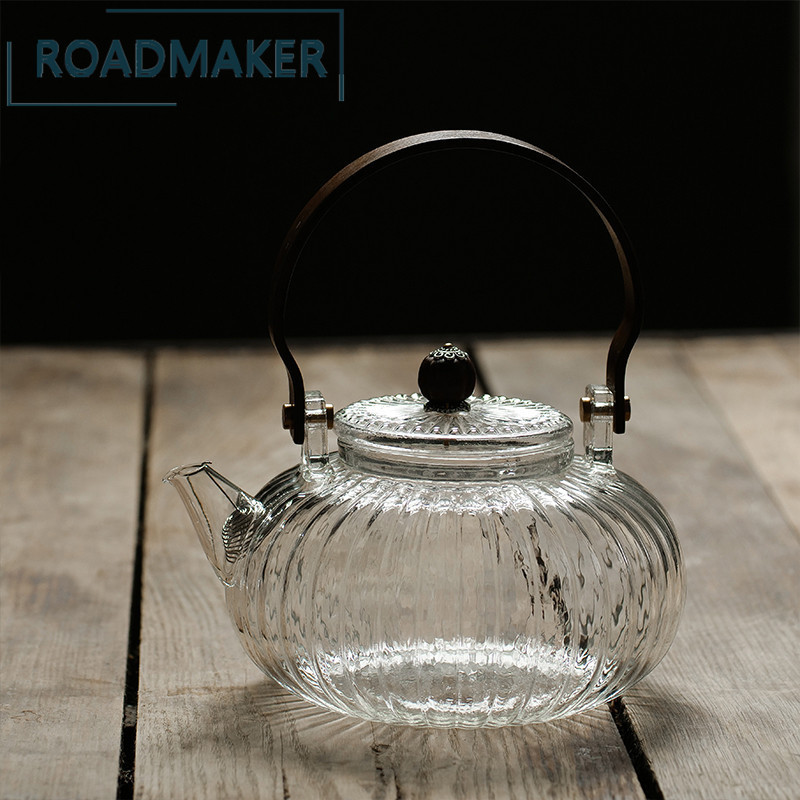 日式创意手工玻璃茶壶提梁壶过滤蒸煮茶器电陶炉功夫茶具