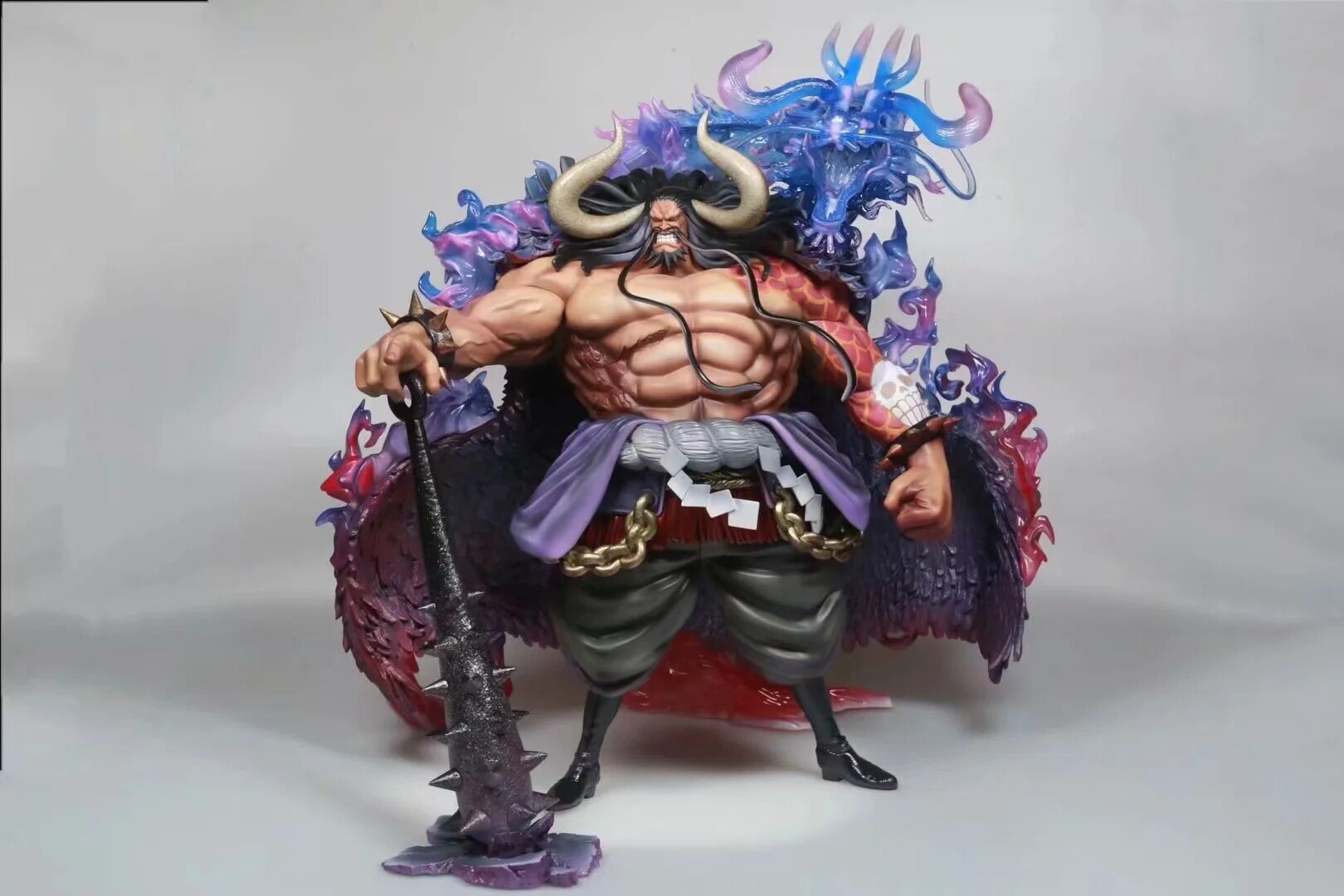 pop max 超大版 四皇 百兽凯多 场景模型盒装手办摆件雕像人偶