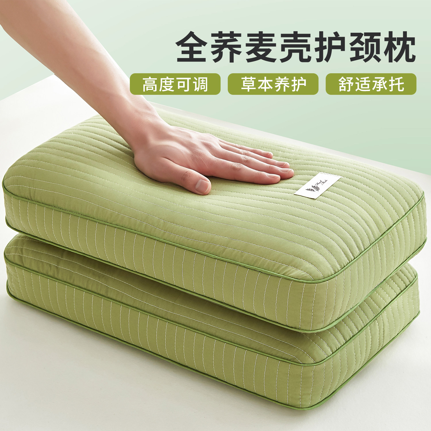 全荞麦枕头单只成人护颈椎助睡眠图片