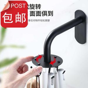 ◆定制◆厨房免打孔可旋转挂钩多用无痕墙壁不锈钢免钉粘钩挂钩挂