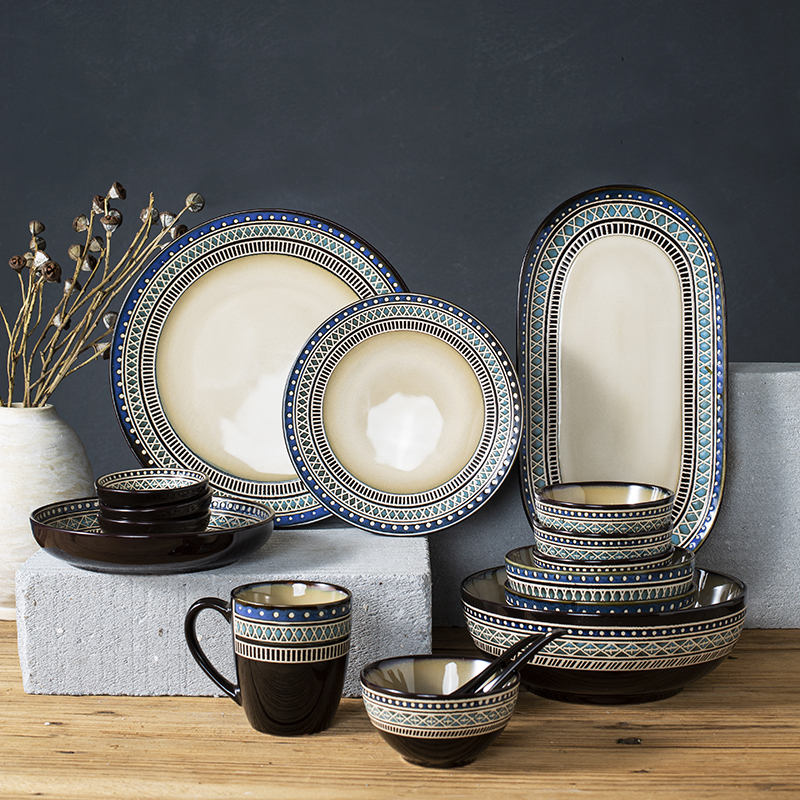 饭碗家用欧式创意简约菜碟餐盘