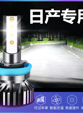 适用于日产经典新轩逸天籁奇骏逍客骐达劲客LED远光近光led大灯泡