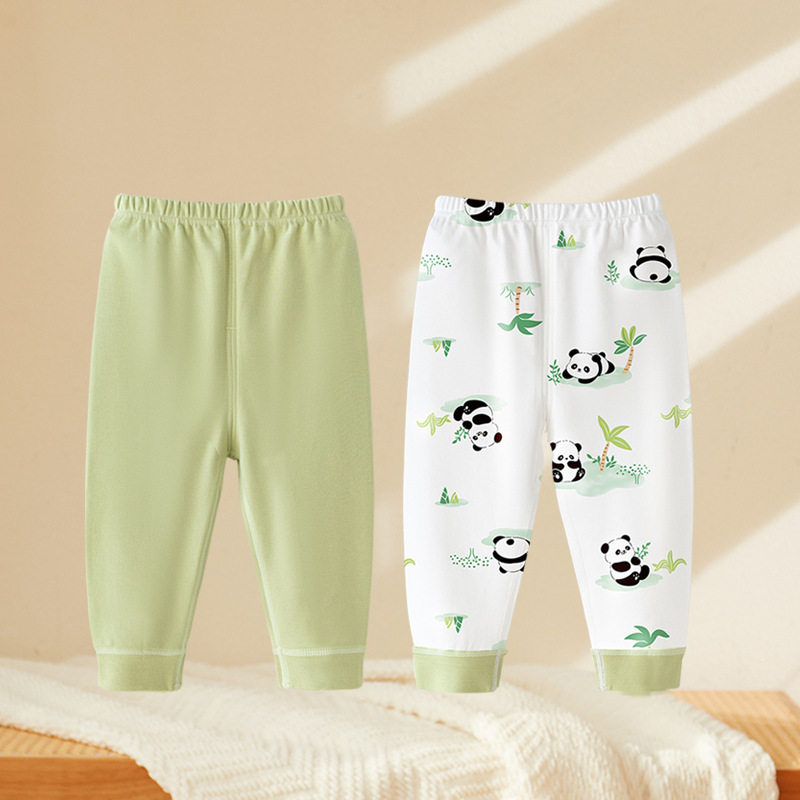 儿童裤子婴儿纯棉长裤早秋女童打底裤男童秋裤宝宝内穿睡裤春秋装