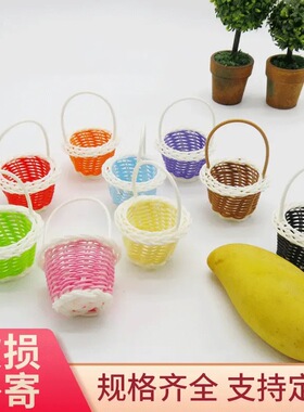 DIY永生手工编织花蓝摆件婚庆
