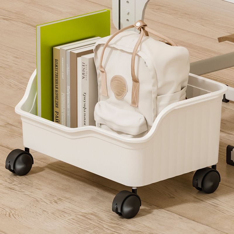 简约桌下书本收纳箱大容量滑轮