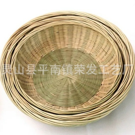 竹编篮子水果篮收纳筐馒头筐