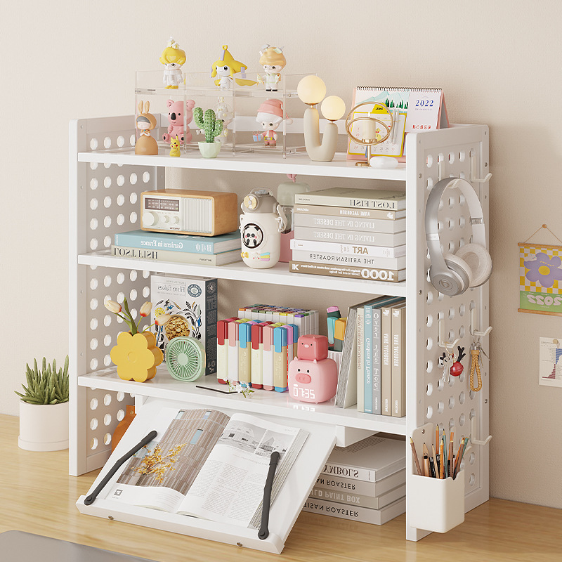 桌面置物架桌上书架书桌洞洞板