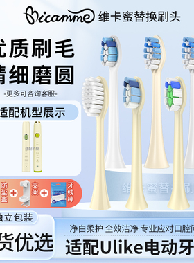 维卡蜜适配拜尔bair电动牙刷替换刷头X1/Splus/x3/X5/x7拜耳X11