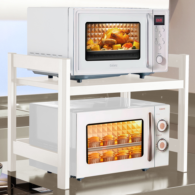 厨房微波炉置物架烤箱收纳架