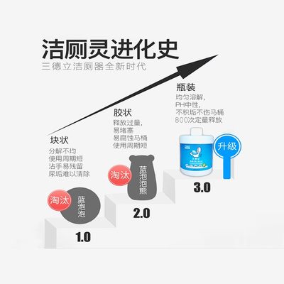 三德立洁厕剂4瓶回购实惠装【老客复购】