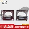 Chinese style sand table Ming furniture Model Pear Yue Dong Door cover Canopy Bed 1: 25 Simulated Ancient