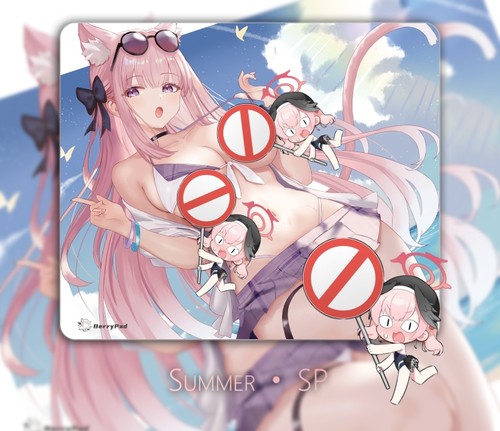 树莓外设—Summer Sp中性细面亲肤二次元鼠标垫无畏契约cs三角洲