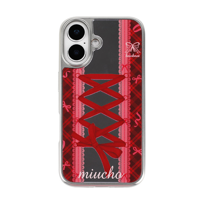 miucho手机壳iPhone带镜面蝴蝶