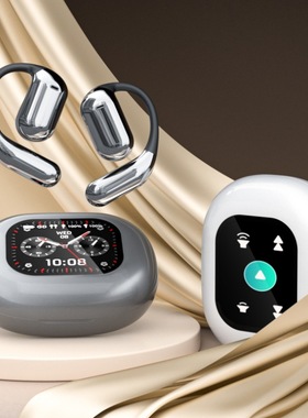 ai智能翻译耳机新款蓝牙耳机Q16Pro挂耳式OWS超长续航降噪