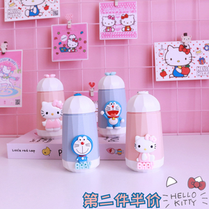 可爱卡通按压式自动牙签盒家用便捷创意牙签筒餐厅少女心牙签罐子