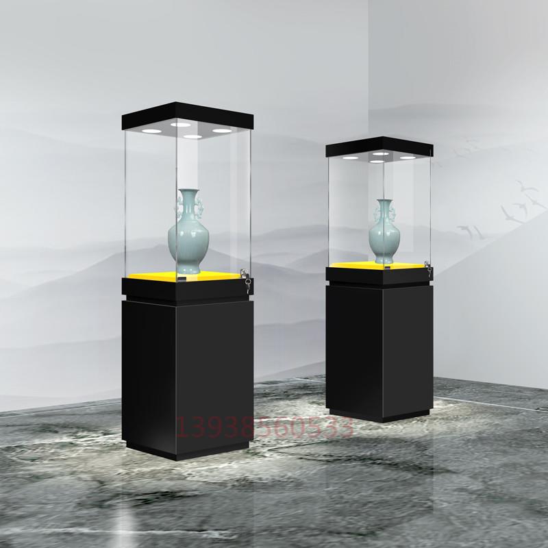 商场玻璃柜展示柜珠宝首饰柜台样品展览陈列柜博物馆古董文物展柜