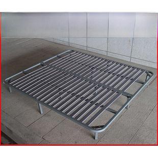 钢床架折叠加厚排骨架无甲醛龙骨架全钢架1.8米双人床架床板定制
