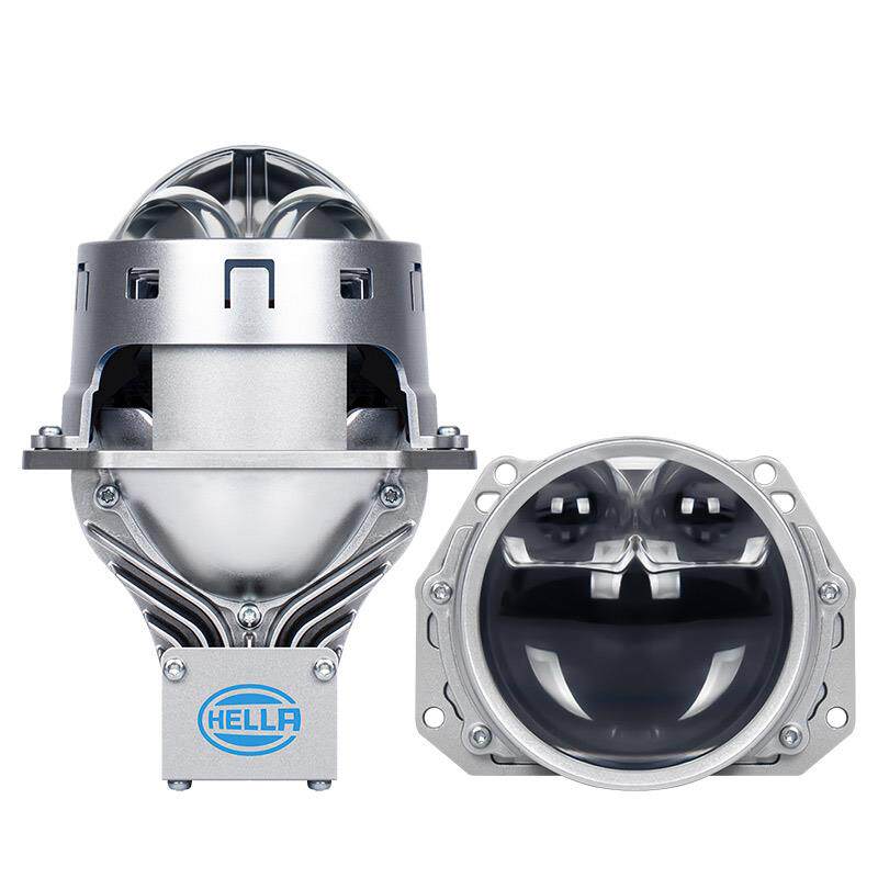 海拉led双光透镜6PLUS方形车灯升级改装大灯激光双直射官方矩镜