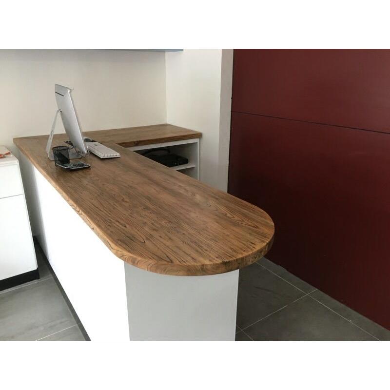 定做松木板榆木板实木桌面板吧台板原木隔板实木餐桌板窗台板层板