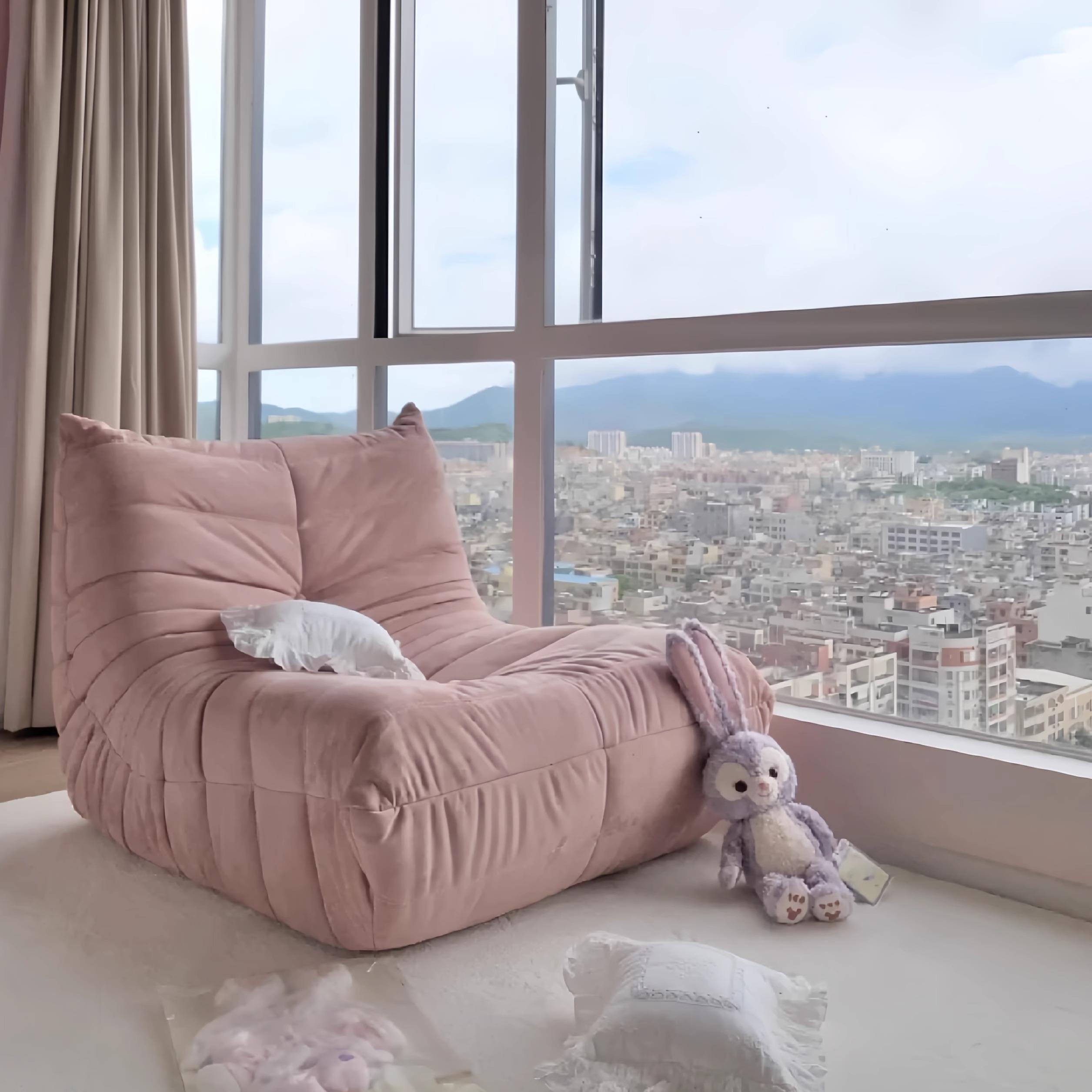 毛毛虫沙发懒人沙发可躺可睡卧室客厅榻榻米人类窝躺卧阳台单人椅
