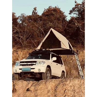 越野旅行通用可折叠免打孔行李架车顶平台帐篷底座定制铝合金平层