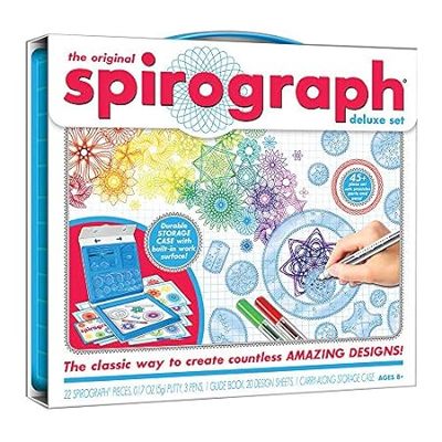 Spirograph — Deluxe Set — Spiral Art Drawing Kit — The Cl